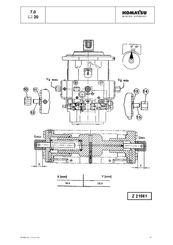 Komatsu PC4000-6 Mining Shovel Excavator Workshop Manual SN 8170 and UP - Image 13