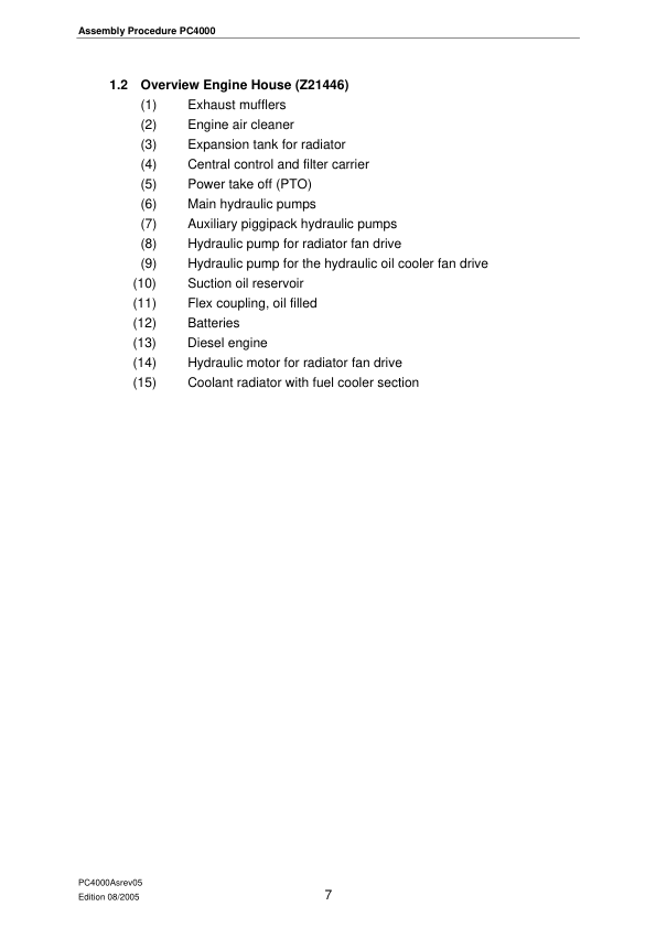 Komatsu PC4000 Mining Shovel Excavator Field Assembly Manual - Image 11
