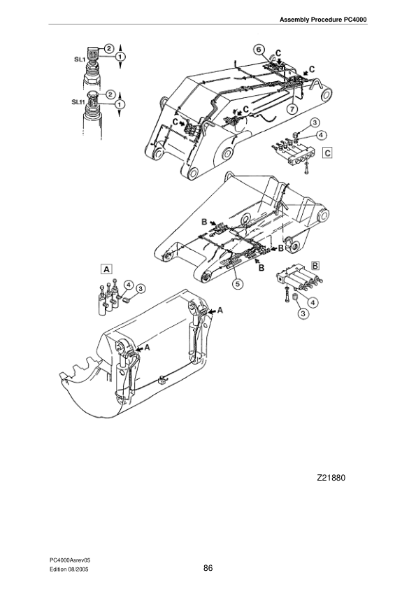 Komatsu PC4000 Mining Shovel Excavator Field Assembly Manual - Image 17