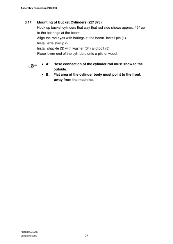 Komatsu PC4000 Mining Shovel Excavator Field Assembly Manual - Image 15