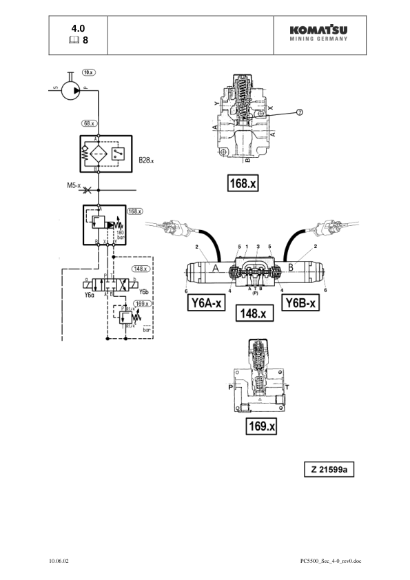 Komatsu PC5500-6 Mining Shovel Excavator Service Manual SN 15014 and UP - Image 14