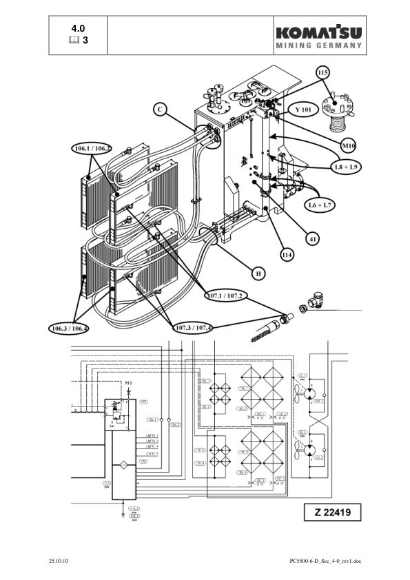 Komatsu PC5500-6 Mining Shovel Excavator Service Manual SN 15017 and UP - Image 13
