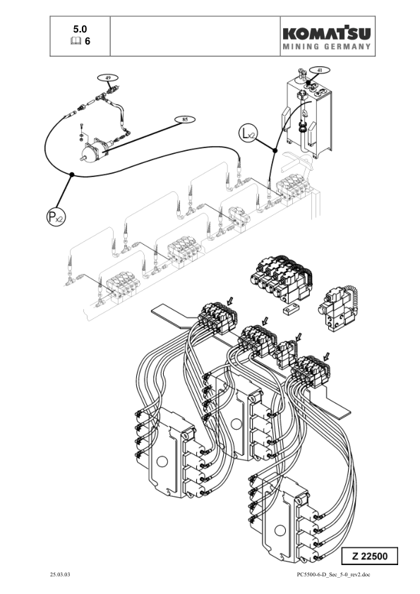 Komatsu PC5500-6 Mining Shovel Excavator Service Manual SN 15017 and UP - Image 14