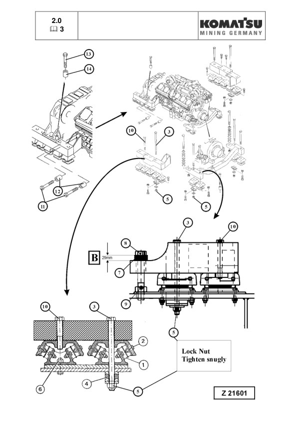 Komatsu PC5500-6 Mining Shovel Excavator Service Manual SN 15017 and UP - Image 22