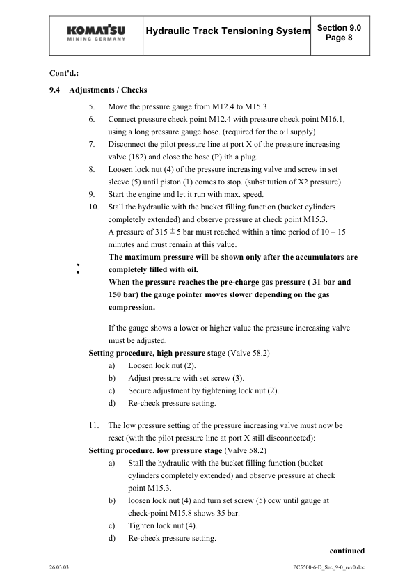 Komatsu PC5500-6 Mining Shovel Excavator Service Manual SN 15046 and UP - Image 20