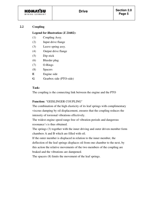 Komatsu PC5500-6 Mining Shovel Excavator Service Manual SN 15046 and UP - Image 21