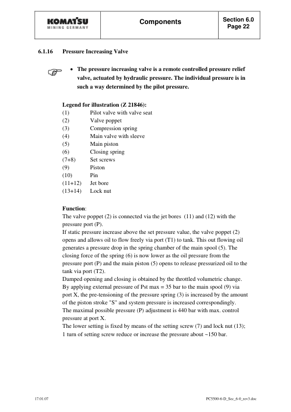 Komatsu PC5500-6 Mining Shovel Excavator Service Manual SN 15046 and UP - Image 16