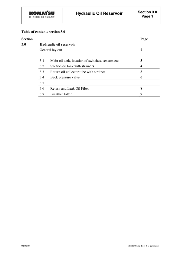 Komatsu PC5500-6 Mining Shovel Excavator Service Manual SN 15050 and UP - Image 20