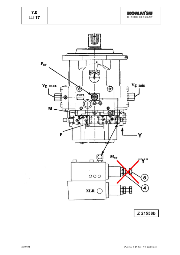 Komatsu PC5500-6 Mining Shovel Excavator Workshop Manual SN 15027 and UP - Image 16