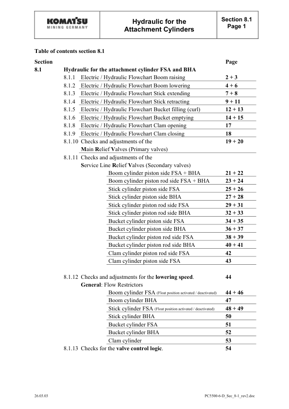 Komatsu PC5500-6 Mining Shovel Excavator Workshop Manual SN 15027 and UP - Image 17