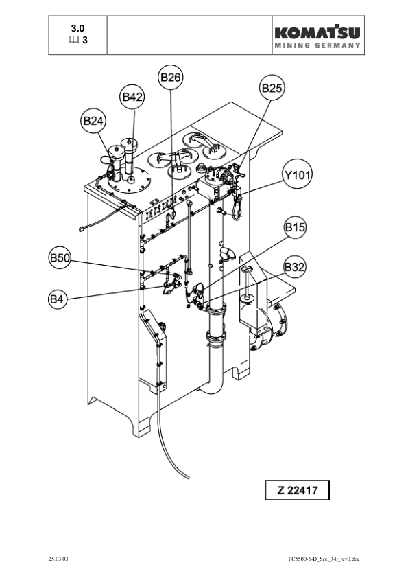 Komatsu PC5500-6 Mining Shovel Excavator Workshop Manual SN 15027 and UP - Image 23