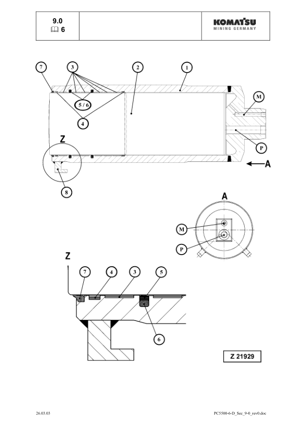 Komatsu PC5500-6 Mining Shovel Excavator Workshop Manual SN 15027 and UP - Image 19