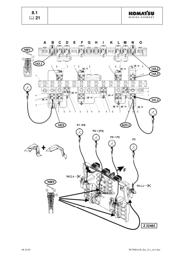 Komatsu PC5500-6 Mining Shovel Excavator Workshop Manual SN 15032 and UP - Image 16