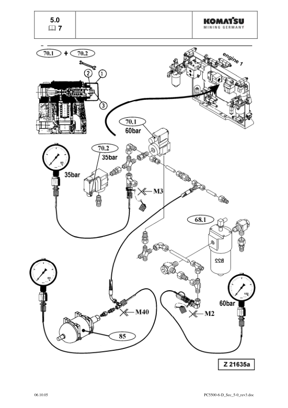 Komatsu PC5500-6 Mining Shovel Excavator Workshop Manual SN 15032 and UP - Image 13