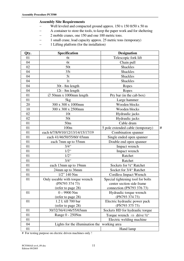 Komatsu PC5500 Mining Shovel Excavator Field Assembly Manual - Image 3