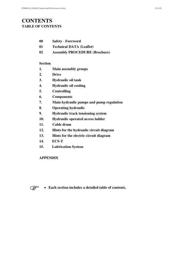 Komatsu PC8000-6 Electro Mining Shovel Excavator Service Manual SN 12048 and UP - Image 6