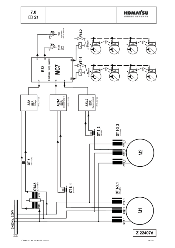 Komatsu PC8000-6 Electro Mining Shovel Excavator Service Manual SN 12048 and UP - Image 14