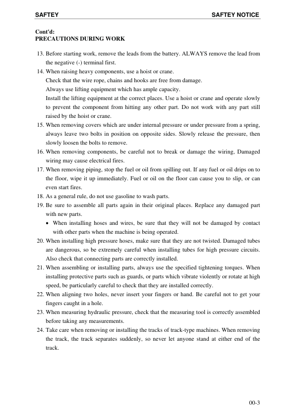 Komatsu PC8000-6 Electro Mining Shovel Excavator Service Manual SN 12048 and UP - Image 9