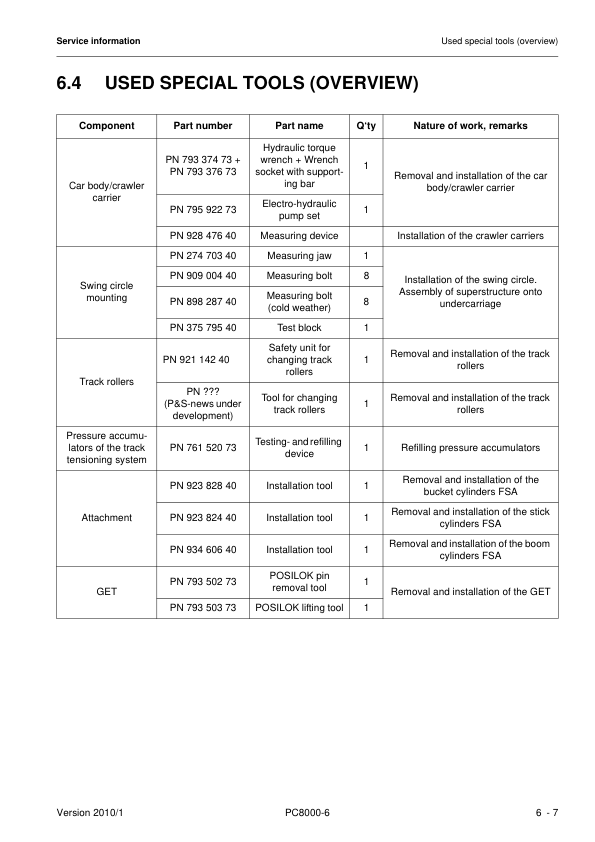 Komatsu PC8000-6 Mining Shovel Excavator Workshop Manual SN 12040 and UP - Image 12