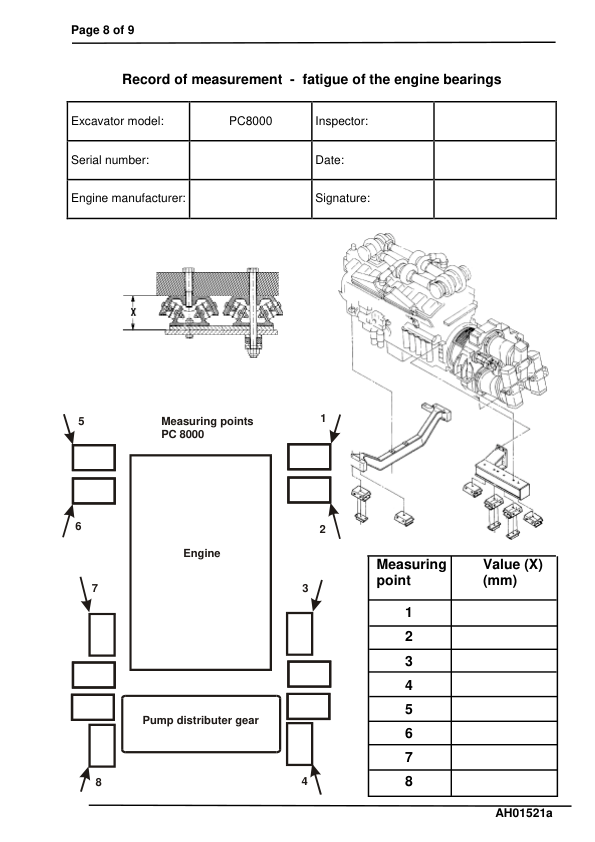Komatsu PC8000-6 Mining Shovel Excavator Workshop Manual SN 12040 and UP - Image 13