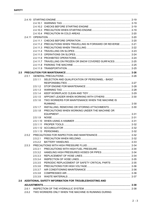 Komatsu PC8000-6 Mining Shovel Excavator Workshop Manual SN 12040 and UP - Image 4