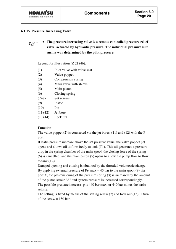 Komatsu PC8000-6 Mining Shovel Excavator Workshop Manual SN 12040 and UP - Image 14