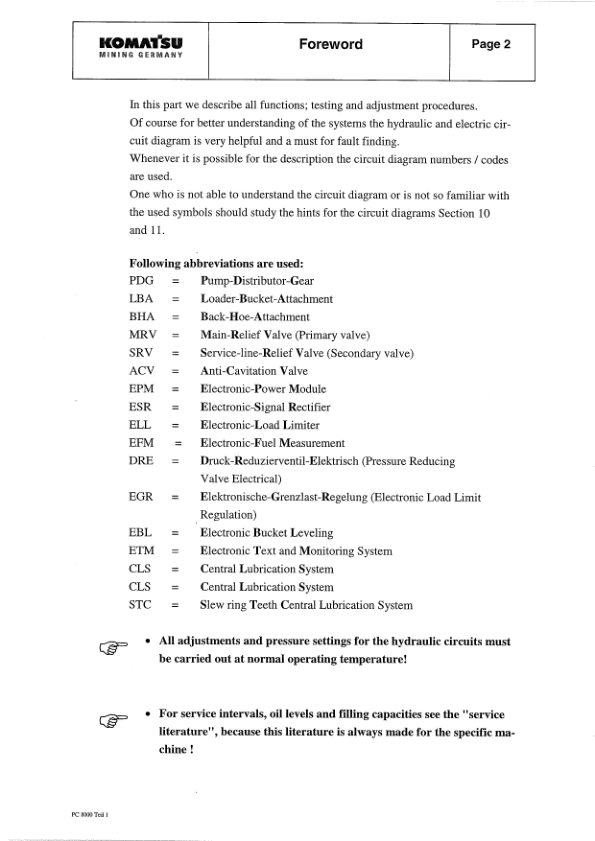 Komatsu PC8000 Mining Shovel Excavator Service Manual SN 12028 and UP with ECS-T - Image 8