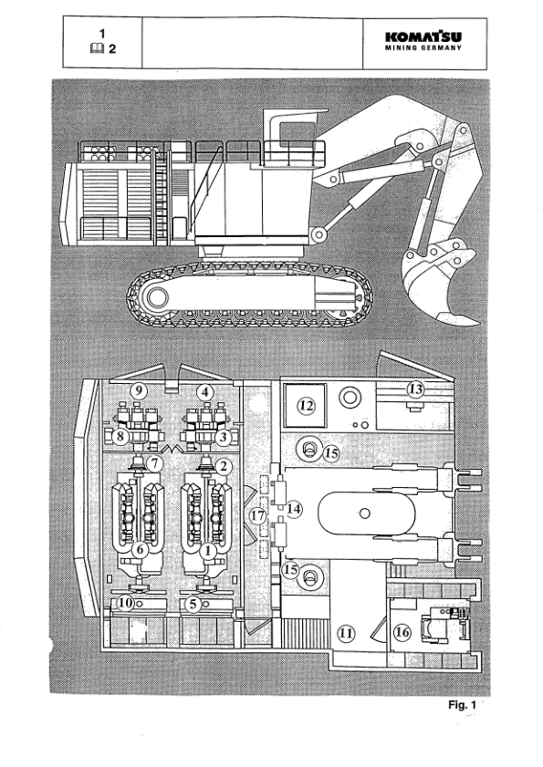 Komatsu PC8000 Mining Shovel Excavator Service Manual SN 12028 and UP with ECS-T - Image 4