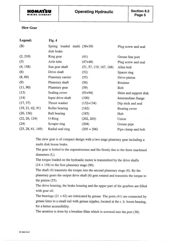 Komatsu PC8000 Mining Shovel Excavator Service Manual SN 12028 and UP with ECS-T - Image 14
