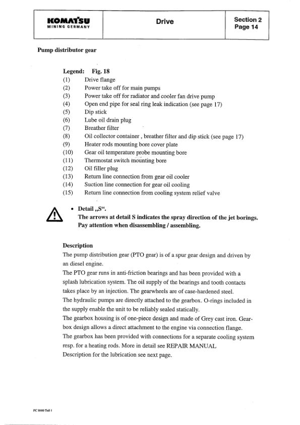 Komatsu PC8000 Mining Shovel Excavator Service Manual SN 12028 and UP with ECS-T - Image 17