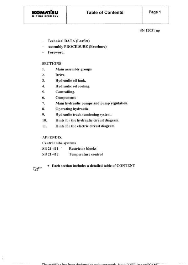 Komatsu PC8000 Mining Shovel Excavator Service Manual SN 12035 and UP with ECS-T - Image 6