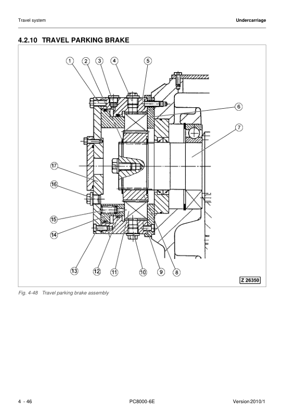 Komatsu PC8000E-6 Mining Shovel Excavator Workshop Manual SN 12037 and UP - Image 13