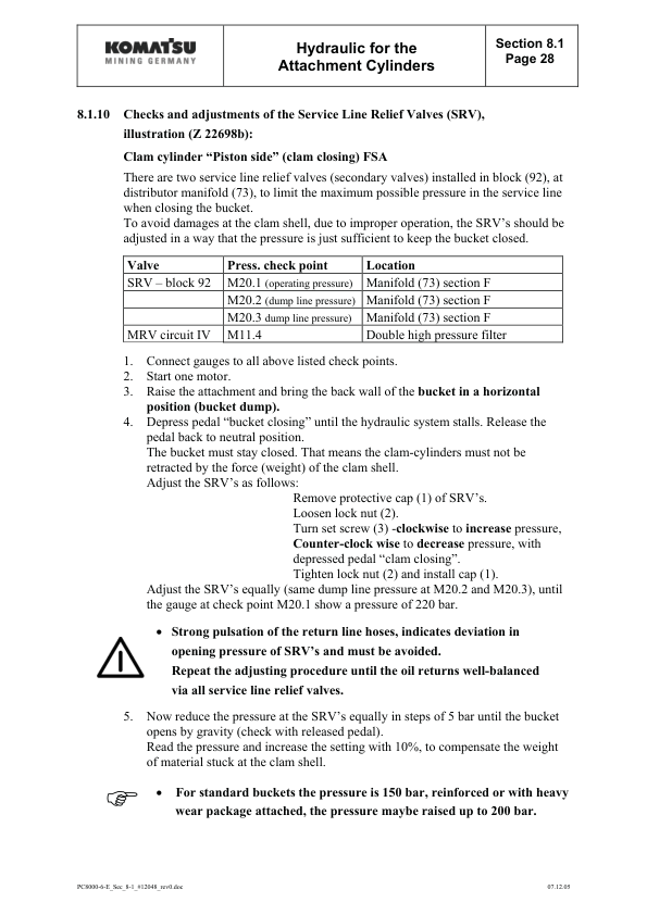 Komatsu PC8000E-6 Mining Shovel Excavator Workshop Manual SN 12037 and UP - Image 21