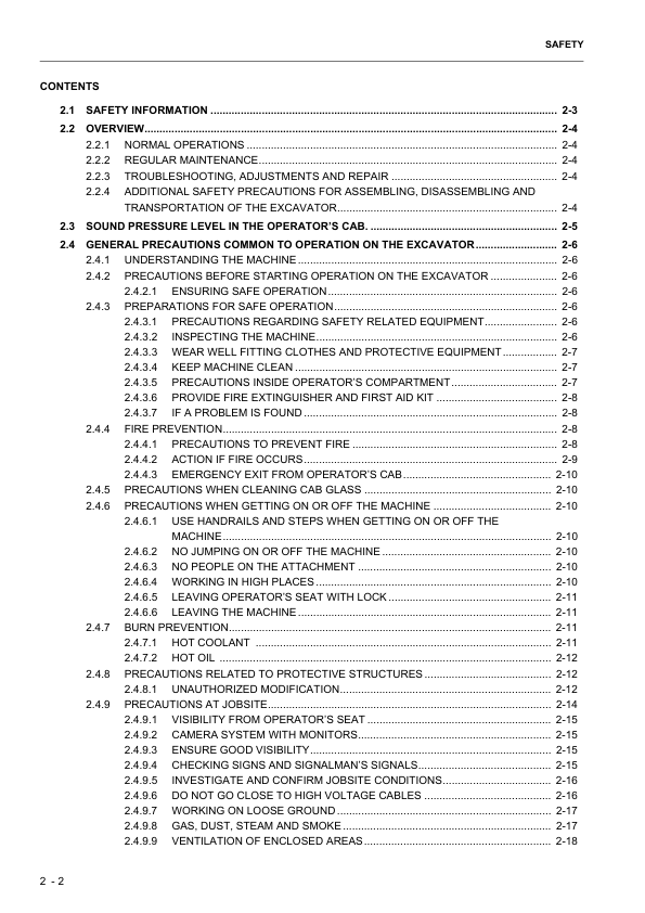 Komatsu PC8000E-6 Mining Shovel Excavator Workshop Manual SN 12037 and UP - Image 4
