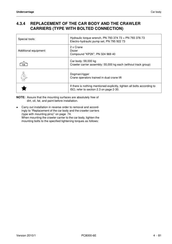 Komatsu PC8000E-6 Mining Shovel Excavator Workshop Manual SN 12037 and UP - Image 14