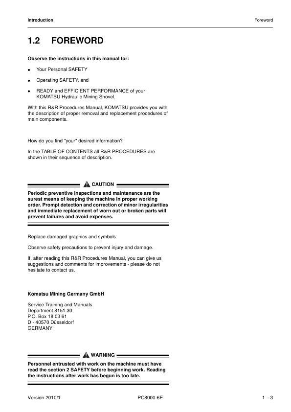 Komatsu PC8000E-6 Mining Shovel Excavator Workshop Manual SN 12037 and UP - Image 22