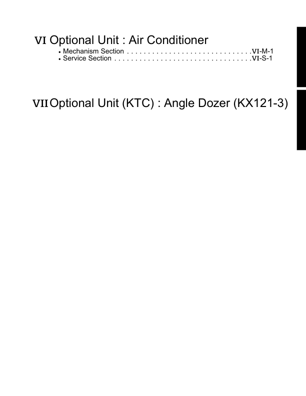 Kubota KX121-3 KX161-3 and Alfa Excavator Workshop Manual - Image 7