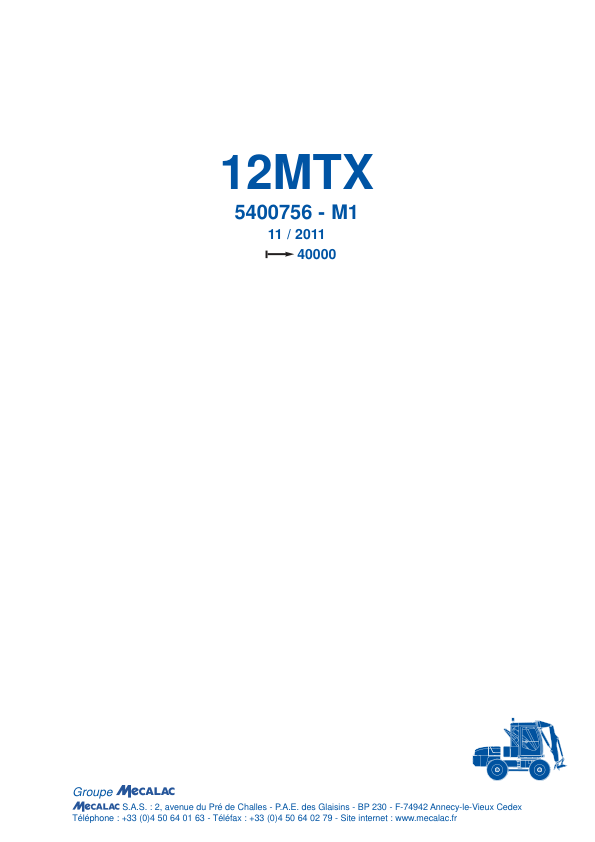 Mecalac 12MTX Excavator Parts Catalog SN from 40000 - Image 6