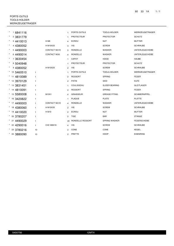 Mecalac 12MTX Excavator Parts Catalog SN from 40000 - Image 13