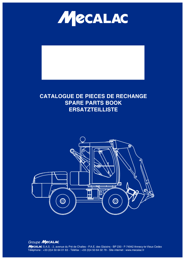 Mecalac 12MTX Excavator Parts Catalog SN from 40000 - Image 2
