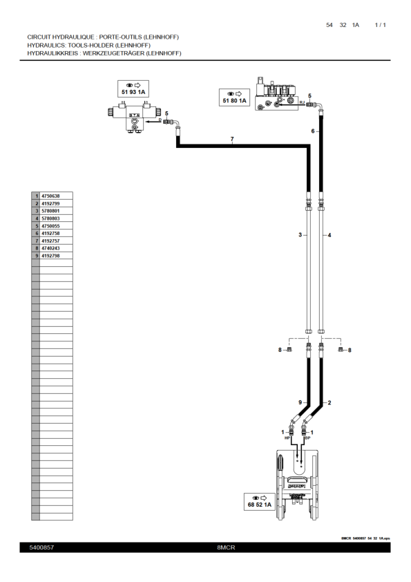 Mecalac 8MCR Tier 4i Excavator Parts Catalog SN from 130900 - Image 11