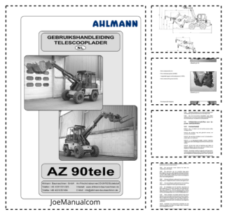 Ahlmann AZ 90tele Wheel Loader Operation Manual NL