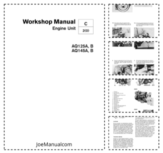 Volvo AQ125A B AQ145A B Workshop Manual Engine Unit