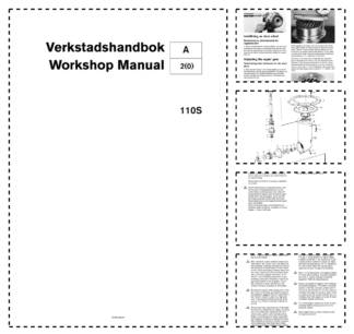 Volvo Penta 110S Engine Workshop Manual SV
