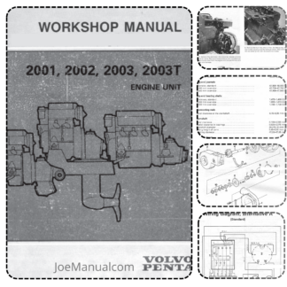 Volvo Penta 2001 2002 2003 2003T Engine Workshop Manual
