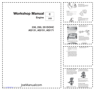 Volvo Penta 230 250 251 DOHC AQ131 AQ151 AQ171 Engine Workshop Manual