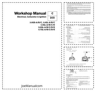 Volvo Penta 3.0GD 3.0GL 4.3GL 5.0GL 5.7GL A B C D E Workshop Manua