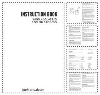 Volvo Penta 3.0GS 4.3GL GS Gi 5.0GL Gi 5.7GS GSi Engines Operators Manual