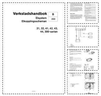Volvo Penta 31 32 41 42 43 44 300 Series Electrical Workshop Manual SV