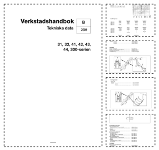 Volvo Penta 31 32 41 42 43 44 300 Series Technical Data Workshop Manual SV